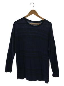 nonnative◆CLERK L/S TEE COTTON JERSEY BORDER/サイドスリット/ロング/ロンT