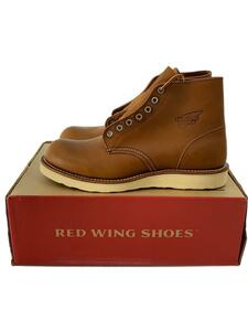 RED WING◆PLAIN TOE/プレイントウ/US8.5/CML/レザー