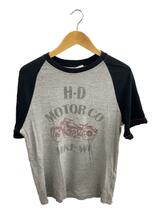 HARLEY DAVIDSON◆Tシャツ/M/コットン/GRY_画像1