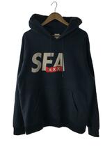 WIND AND SEA◆×GOD SELECTION XXX/プルオーバーパーカー/XL/コットン/NVY/WDS-XXX-21A-02_画像1