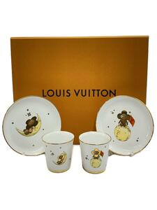 LOUIS VUITTON◆4点セット/WHT/GI0778ヴィヴィエンヌ ムーン モノグラム ホワイト/カップ