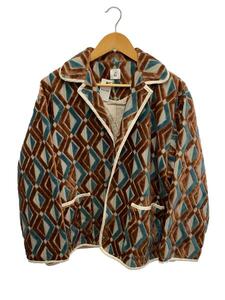 6(ROKU) BEAUTY & YOUTH UNITED ARROWS◆DIAMOND MOTIF CUT PILE JACKE/36/ポリエステル/マルチカラー/8625-260-0280