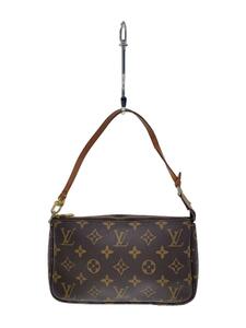 LOUIS VUITTON◆1)ポシェット・アクセソワール_モノグラム・キャンバス_BRW/PVC/BRW