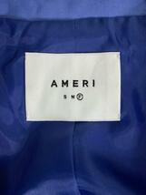 AMERI◆BELT TIE DUAL JACKETジャケット/FREE/ポリエステル/BLU_画像3