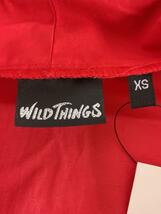 WILDTHINGS◆ナイロンジャケット/XS/ナイロン/RED/無地_画像3