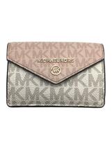 MICHAEL KORS◆3つ折り財布/コットン/PNK/レディース/マイケルコース_画像1