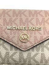 MICHAEL KORS◆3つ折り財布/コットン/PNK/レディース/マイケルコース_画像3