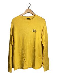 STUSSY◆長袖Tシャツ/S/コットン/YLW