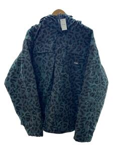 X-LARGE◆CONTRAST STITCH HOODED JACKET/マウンテンパーカ/XL/コットン/グレー/カモフラ/10