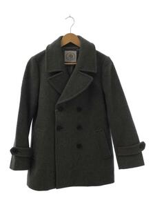 J.PRESS* pea coat /8/ wool /GRY/ plain 