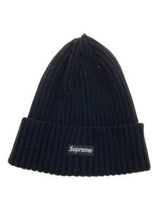 Supreme◆ニットキャップ/-/コットン/BLK/メンズ