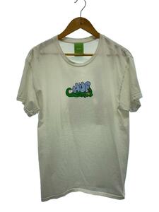 HUF◆Tシャツ/M/コットン/ホワイト/プリント/クルーネック/バックプリント