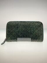 BOTTEGA VENETA◆長財布/レザー/GRN/レディース_画像1