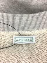 A.PRESSE◆22ss/Vintage Washed Sweat Shirt/スウェット/3/コットン/グレー_画像3