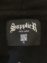 SUPPLIER◆ジップパーカー/XL/コットン/BLK/DK-ZH6-S_画像3