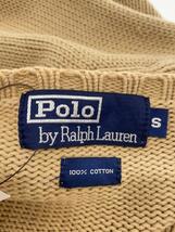 POLO RALPH LAUREN◆セーター(薄手)/S/コットン/CML/KR-RL-NM-1820_画像3