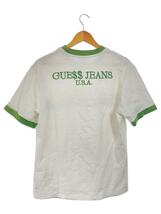 GUESS◆Tシャツ/M/コットン/WHT_画像2