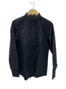 LEVI’S MADE&CRAFTED◆長袖シャツ/M/コットン/BLK/無地/26454-0001