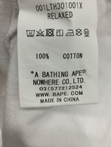 A BATHING APE◆長袖Tシャツ/XL/コットン/BLU/001LTH301001X_画像4