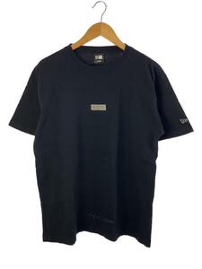 yohji yamamoto POUR HOMME◆Tシャツ/L/コットン/BLK/HH-T17-990