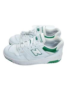 NEW BALANCE◆ローカットスニーカー/27cm/WHT/レザー