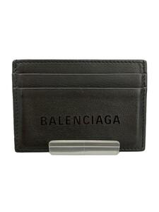 BALENCIAGA◆カードケース/レザー/ブラック/メンズ/505054 1000 X 555583