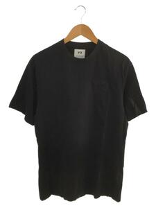 Y-3◆Tシャツ/S/コットン/BLK/無地/FN3358