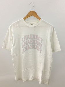 BLURHMS◆Tシャツ/3/コットン/WHT/ROOTS2118S21