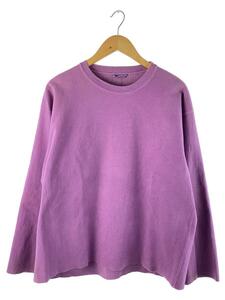 AURALEE◆17AW/SUPER MILLED SWEAT CUT-OFF/スウェット/4/コットン/PUP/A7AP03SM