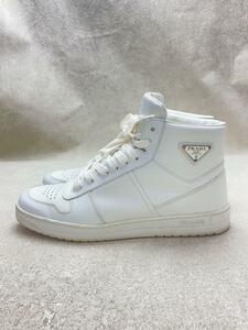 PRADA◆プラダ/ハイカットスニーカー/7/WHT/2TE183