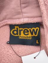 drew house◆drew house/21ss/マスコットフーディー/パーカー/L/コットン/ピンク/カットオフ_画像3