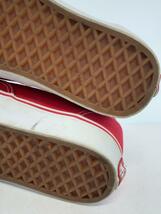 VANS◆ローカットスニーカー/24.5cm/RED_画像5