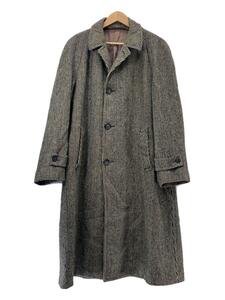 HARRIS TWEED◆70s～/リペア、ボタン欠損/コート/-/ウール