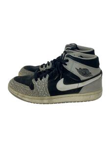 NIKE◆AIR JORDAN 1 MID SE_エア ジョーダン 1 ミッド SE/27cm/GRY