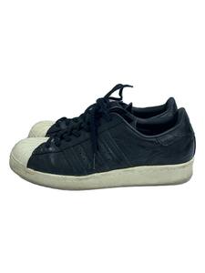 adidas◆SUPERSTAR 80s/ローカットスニーカー/25cm/BLK/BB2055/シワ加工