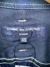 COMME des GARCONS HOMME◆長袖シャツ/XS/コットン/GRN/チェック/HN-B036_画像3