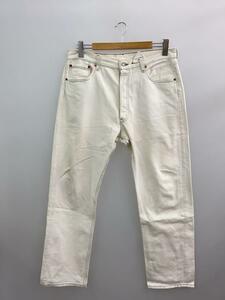 Levi’s◆ボトム/36/デニム/WHT/無地/L30/501/90s/USA製