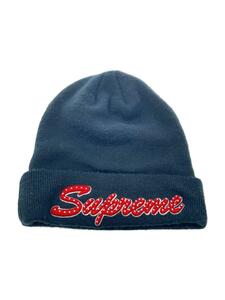 Supreme◆ニットキャップ/-/アクリル/BLK/無地/メンズ