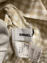 EMMEL REFINES◆23SS/EMギンガムチェックバルーンブラウス/コットン/ベージュ/チェック/6611-199-0940_画像3