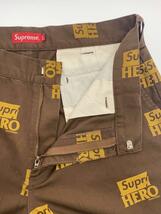 Supreme◆ボトム/34/コットン/BRW/総柄/22ss/ANTIHERO Work Pant_画像3