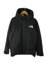 THE NORTH FACE◆MOUNTAIN DOWN JACKET_マウンテンダウンジャケット/M/ナイロン/BLK/無地_画像1