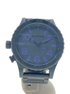 NIXON◆クォーツ腕時計/アナログ/ブラック/NA057714-00