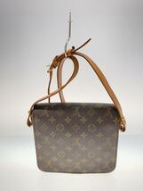 LOUIS VUITTON◆カルトシエールMM_モノグラム・キャンバス_BRW/PVC/BRW_画像3