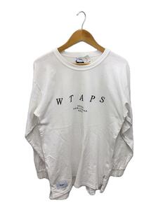 WTAPS◆長袖Tシャツ/2/コットン/ホワイト