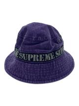 Supreme◆Supreme Stencil Webbing Boonie/-/デニム/PUP/無地/メンズ_画像1