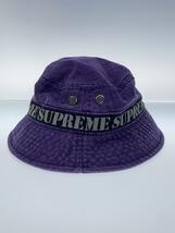 Supreme◆Supreme Stencil Webbing Boonie/-/デニム/PUP/無地/メンズ_画像2