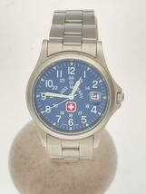 SWISS MILITARY WATCH◆クォーツ腕時計/アナログ/WHT/SLV/ML-40_画像1