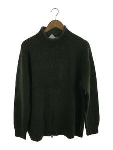 Woolrich* Zip выше свитер ( толстый )/XL/ дыра иметь / шерсть /GRN/ одноцветный 