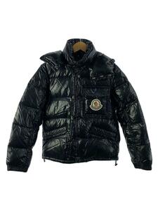 MONCLER◆ダウンジャケット/O/ナイロン/BLK/無地/920-091-41303-60