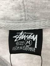 STUSSY◆パーカー/M/コットン/GRY/総柄/サーフマン デビット_画像3